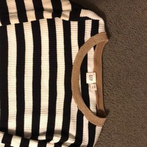 Black and white striped sweater